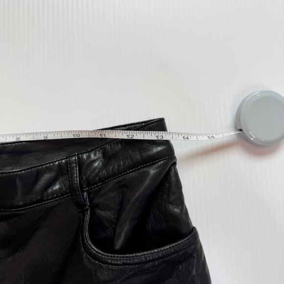 Wilfred Aritzia Melina Faux Leather Pants Black Women’s 8 Minimalist Futurism - Picture 16 of 16